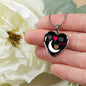 Owl Love You Forever Heart Pendant Necklace