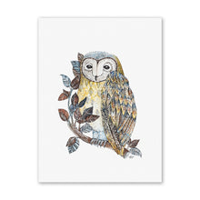 Load image into Gallery viewer, Owl Unframed Art Wall Canvas Print
