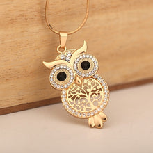 Load image into Gallery viewer, Truth Owl Tree Of Life Snake Chain Necklace