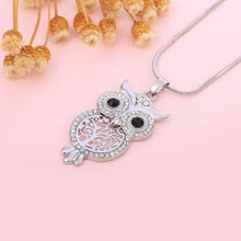 Load image into Gallery viewer, Truth Owl Tree Of Life Snake Chain Necklace