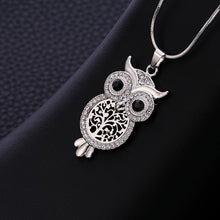 Load image into Gallery viewer, Truth Owl Tree Of Life Snake Chain Necklace