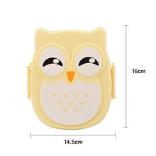 Load image into Gallery viewer, Cutesy Owl School Lunch Box