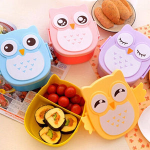 Cutesy Owl School Lunch Box