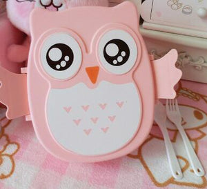 Cutesy Owl School Lunch Box