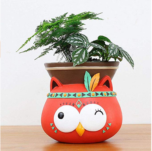Cheyenne The Indian Owl Planter