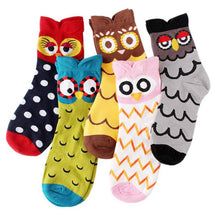 Load image into Gallery viewer, Parliament of Owls Socks (5 Pairs)