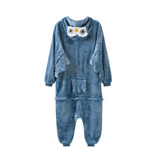 Load image into Gallery viewer, Unisex Cozy Owl Onesie With Slippers!