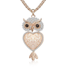 Load image into Gallery viewer, Owl my Heart Pendant Necklace