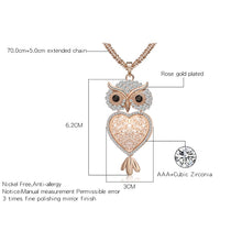 Load image into Gallery viewer, Owl my Heart Pendant Necklace