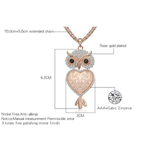 Owl my Heart Pendant Necklace