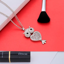 Load image into Gallery viewer, Owl my Heart Pendant Necklace