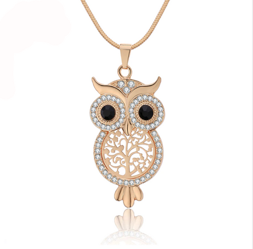 Truth Owl Tree Of Life Snake Chain Necklace