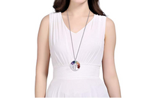 Load image into Gallery viewer, Power Owl Tree of Life Necklaces with Natural Stones 50% off plus FREE Shipping