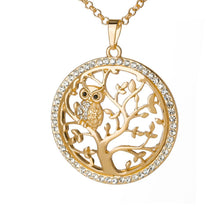 Load image into Gallery viewer, Mystical Owl Tree Of Life Necklace 50% off plus FREE shipping!