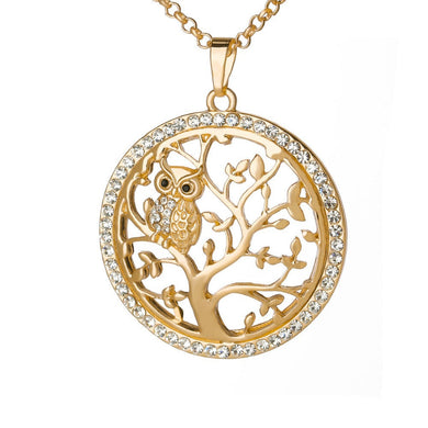 Mystical Owl Tree Of Life Necklace 50% off plus FREE shipping!