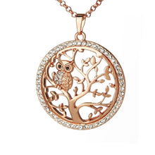 Load image into Gallery viewer, Mystical Owl Tree Of Life Necklace 50% off plus FREE shipping!