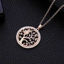 Load image into Gallery viewer, Mystical Owl Tree Of Life Necklace 50% off plus FREE shipping!