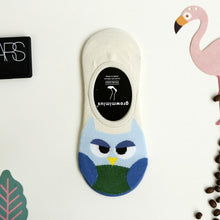 Load image into Gallery viewer, Cutesy Owl No Show Socks (1 pair)