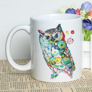 Mug Me Owl Watercolor