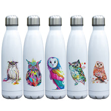 Load image into Gallery viewer, Give a Hoot Stainless Steel Double Wall Bottle